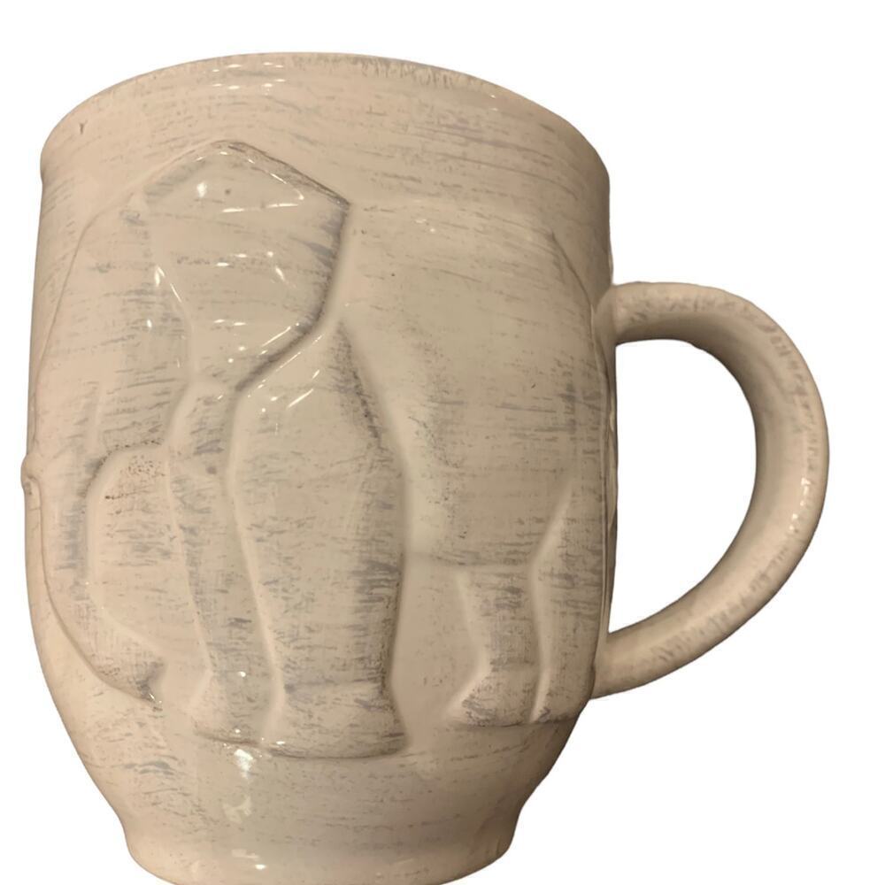 Large Hazel & Co Elephant Boho Safari Animal Ceramic Coffee Mug Tea Cup